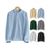 cheap Cotton Linen Shirt-Men's Shirt Linen Shirt Popover Shirt Casual Shirt Cotton Shirt Plain Streetwear Vacation Khaki Gray Light Blue Long Sleeve Band Collar Spring Fall Clothing Apparel