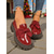 ieftine Mocasini de Damă-Loaferi din piele lacuită burgundy slip-on pentru femei cu fundiță – Pantofi chunky platform pentru ieșiri casual purtare zilnică și sărbători de Crăciun