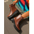 abordables Botas biker-Botines negros de mujer con tachuelas: botines de plataforma gruesa con estilo rockero y llamativos detalles de tachuelas metálicas, perfectos para looks casuales, urbanos y atrevidos.