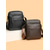 abordables Bolsos de hombre-Bolso bandolera de piel auténtica para hombre – bolso cruzado negro y marrón con múltiples bolsillos con cremallera, elegante y duradero para el trabajo y salidas informales.