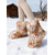 abordables Cowboy y botas occidentales-Botas de nieve para mujer con estampado de leopardo y forro de piel sintética: botines de invierno acogedores con suave forro de piel sintética, elegantes y cálidos para el clima frío y actividades al