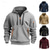 economico felpe con cappuccio da uomo di base-Per uomo Felpa con cappuccio Felpa con cappuccio e zip corta Nero Vino Blu marino Cachi Grigio chiaro Con Cappuccio Semplice Tasca Sport &amp; Outdoor Quotidiano Ferie Poliestere Streetwear Essenziale