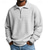 baratos Polo Clássico Masculino-Homens Camisas Polo Waffle Textura Casual Ao ar livre Quarter Zip Manga Longa Moda Moderno Côr Sólida Textura Tricotado Primavera &amp; Outono Todas as Estações Ajuste Largo Preto Azul Marinha Verde