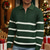voordelige pullover voor heren-Voor heren Kersttrui Kerst Truien Vakantietrui Trui Truien met kwartrits Geribd breien Normale tops Gebreid Streep Halve rits Modieus Casual Vakantie Alledaagse kleding Kleding Herfst Winter Zwart