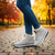 abordables Botas de nieve e invierno-Zapatillas de invierno de gamuza sintética para mujer con forro de felpa: zapatos casuales cálidos con cordones para clima frío