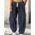 economico Gamba Dritta-Per uomo Pantaloni da tuta Pantaloni Pantaloni in velluto a coste Pantaloni Larghi Pantaloni harem Coulisse Elastico in vita Semplice Traspirante Lunghezza intera Sport all'Aperto Casuale Quotidiano