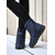 abordables Bottes de neige et d'hiver-Bottines d'hiver bordeaux pour femme, doublées polaire chaude - imperméables, fermeture éclair facile, confortables pour la marche dans la neige, les voyages et au quotidien