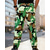 cheap Cargo Pants-Men's Cargo Pants Trousers Camo Pants Drawstring Pocket Elastic Waist Camouflage Comfort Sports Outdoor Daily Fashion Casual Blue Army Green Micro-elastic