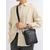 abordables Bolsos de hombre-Bolso bandolera de piel auténtica para hombre – bolso cruzado negro y marrón con múltiples bolsillos con cremallera, elegante y duradero para el trabajo y salidas informales.