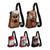 cheap Graphic Print Bags-Men's Christmas Sling Bag - Multiple Fun Patterns, Santa, Reindeer &amp; Gingerbread Designs, Adjustable Strap, Perfect for Holiday Gifts, Casual Wear and Festive Occasions.