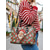 cheap Graphic Print Bags-Women's Christmas Tote Bag - Faux Leather, Santa and Snowman Design, Holiday Gift Bag for Women, Festive Season Handbag for Christmas, Perfect for Parties and Winter Outings