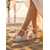 preiswerte Brautjungfer-Keilsandalen für Damen – Plateau-Sandalen mit floralem Knöchelriemen, romantische Brautschuhe, perfekt für Strandhochzeiten und Sommerzeremonien