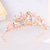 abordables Tiaras &amp; Couronnes-Couronnes Coiffe Alliage Mariage Anniversaire Élégant ancien Avec Strass Perle Casque Couvre-chef