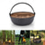 cheap Cookware-Cast Iron Dutch Pots With Wood Lid Cooking Hanging Soup Pots Camping Cooking Pots Outdoors Accessories
