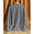 cheap Cotton Linen Shirt-Men's Shirt Linen Shirt Popover Shirt Casual Shirt Cotton Shirt Plain Streetwear Vacation Khaki Gray Light Blue Long Sleeve Band Collar Spring Fall Clothing Apparel