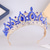 baratos Tiara &amp; Coroas-Crown Tiaras Decoração de Cabelo Liga Casamento Aniversário Elegante Estilo bonito Com Cristais Capacete Chapéu