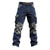 baratos calça casual-Homens Calças Cargo Calças Calças de Veludo Calça casual Bolsos Cintura elástica Bolso multi Tecido Conforto Macio Comprimento total Ao ar livre Diário Para Noite Férias Moda Azul denim Marron
