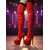 preiswerte Plattformstiefel-Rote Lack-Overknee-Plateaustiefel für Damen – ultrahohe Stiletto-Absätze mit Schnallenriemen, perfekt für Partys am Abend &amp;Clubkleidung