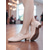 abordables Chaussures de danse d'entraînement-Chaussures de danse de caractère en toile pour femmes - talons confortables à brides croisées, idéaux pour la pratique professionnelle des danses de salon et latines. &amp;formation sur scène