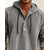 economico Camicie Popover da Uomo-Per uomo Camicia Camicia casual Camicia di Velluto a Coste Blu Bianco Blu marino Grigio scuro Manica Lunga Semplice Con Cappuccio Casuale Quotidiano Con cappuccio Abbigliamento Elastene Spandex