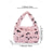 abordables Bolsos de mano y de noche-Bolso de piel sintética con lentejuelas para mujer: diseño brillante y reluciente con material de felpa, disponible en dos tamaños, perfecto para fiestas nocturnas y ocasiones especiales.
