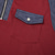 preiswerte T-Shirt mit Waffelstrick-Herren Waffel-T-Shirt Waffel-Henley-Hemd Herrenhemden mit Ellbogenflicken Langarm Revers Viertelreißverschluss Herbst Winter Einfarbig Mode Basic Lässig Taschen Patchwork Lässig Straße Sport Wein