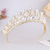 ieftine Tiara și coroane-Coroane diademe Ornamente de Cap Aliaj Nuntă Zi de Naștere Elegant Drăguţ Cu Cristal Diadema Articole Pentru Cap