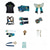 cheap Videogame Costume-Elemental Saga Kinich Anime Cosplay Costume Outfits Cosplay Suits Video Game Costumes Halloween Carnival Party Comic Con Costume For Men's Adults'