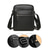 abordables Bolsos de hombre-Bolso bandolera de piel auténtica para hombre – bolso cruzado negro y marrón con múltiples bolsillos con cremallera, elegante y duradero para el trabajo y salidas informales.
