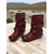 abordables Medieval &amp; Renacimiento-Botines de piel sintética marrón de inspiración medieval para mujer: diseño de hebilla, tacón de cuña cómodo, calzado informal de moda para fiestas retro, otoño e invierno.
