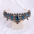 olcso Tiara és korona-Korona Tiaras Fejdísz Ötvözet Esküvő Születésnap Elegáns Szüret Val vel Strasszkő Sisak Fejfedők