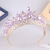 baratos Tiara &amp; Coroas-Crown Tiaras Decoração de Cabelo Liga Casamento Aniversário Elegante Estilo bonito Com Cristais Capacete Chapéu