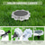 abordables Luces de paisaje-Redondo Moderno Energía Solar 1 PC