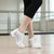 abordables Zapatillas de baile-Zapatos de baile con cordones de cuero de malla blanca para mujer con suela suave y flexible, zapatillas de jazz transpirables para práctica latina, baile de salón y entrenamiento físico.
