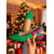 voordelige Pumps met blokhak-Groene pumps voor dames met kleurrijke strik – stijlvolle feestschoenen, perfect voor Kerstmis, Nieuwjaar en formele gelegenheden