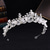 abordables Tiara &amp; Coronas-Tiaras de la corona Vestimenta de Cabeza Legierung Boda Cumpleaños Elegante Con Pedrería Perla Celada Sombreros