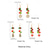 abordables Boucle d&amp;#39;oreille pour femme-Boucles d'oreilles de Noël pour femmes – en alliage avec des motifs festifs de sapin de Noël, de cloches et de flocons de neige, parfaites pour les fêtes et célébrations de fin d'année.
