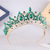 baratos Tiara &amp; Coroas-Crown Tiaras Decoração de Cabelo Liga Casamento Aniversário Elegante Estilo bonito Com Cristais Capacete Chapéu