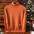 voordelige pullover voor heren-Voor heren Kersttrui Kerst Truien Vakantietrui Trui Gebreide trui Geribd breien Normale tops Gebreid Effen Coltrui Modieus Basic Vakantie Alledaagse kleding Kleding Herfst Winter Wijn karamel S M L