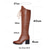baratos Botas da moda-Botas femininas de couro premium com cadarço e estampa floral, elegantes botas de salto bloco para eventos formais e noturnos.
