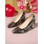 economico San Valentino-scarpe col tacco da donna con stampa coccodrillo rossa e tacco a blocco spesso: eleganti e alla moda, perfette per San Valentino, feste di Natale, occasioni speciali ed eventi festivi