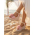 preiswerte Brautjungfer-Keilsandalen für Damen – Plateau-Sandalen mit floralem Knöchelriemen, romantische Brautschuhe, perfekt für Strandhochzeiten und Sommerzeremonien