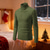 cheap Men's Pullover Sweater-Men's Pullover Sweater Jumper Knit Sweater Ribbed Knit Regular Tops Knitted Plain Turtleneck Fashion Basic Vacation Daily Wear Clothing Apparel Fall Winter Red Army Green S M L