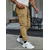 preiswerte Cargohosen-Herren Cargo-Hosen Hose Kordelzug Mehrere Taschen Einfach tragbar Outdoor Täglich Campen und Wandern Mode Klassisch Schwarz Armeegrün