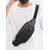 abordables Bolsos de hombre-Riñonera de cuero genuino para hombre: gran capacidad, colores negro y café, múltiples estilos de uso, elegante y práctica para el uso diario.