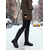 abordables Botas de nieve e invierno-Botas de invierno impermeables para mujer: botas blancas acolchadas hasta la rodilla con suela gruesa, ideales para la nieve, actividades al aire libre y para un look invernal informal.