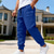 preiswerte Freizeithosen-Herren Waffel Jogginghose Hose Freizeithose Kordelzug Tasche Elastischer Bund Einfach Komfort Täglich Sport im Freien Mode Lässig Weiß Schwarz Mikroelastisch
