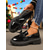 ieftine Mocasini de Damă-Loaferi din piele lacuită burgundy slip-on pentru femei cu fundiță – Pantofi chunky platform pentru ieșiri casual purtare zilnică și sărbători de Crăciun