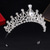 voordelige Tiara's en Kroon-kroon tiara's Hoofdtooi Legering Bruiloft Verjaardag leuke Style Glimmend Met Strass Kristal Helm Hoofddeksels