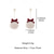 preiswerte Damen Ohrringe-Weihnachtsohrringe mit Schneeflocken-Pompons für Damen aus einer Legierung und Kunstpelz, perfekt für Weihnachtsfeiern und als Geschenk.